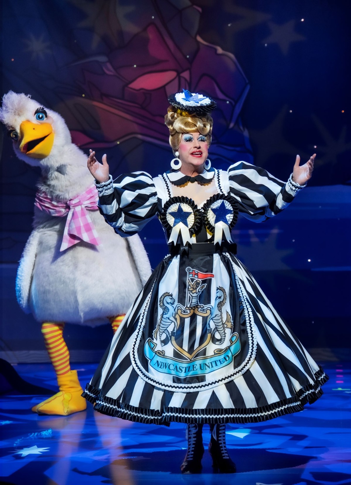 Chris Hayward in Aladdin / Photo by Paul Coltas